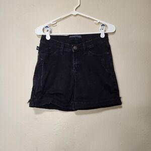 Rock And Republic Bumpershoot Shorts Black‎ Womens Size 2 Distressed